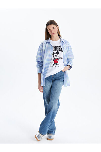 LC Waikiki Νέα σεζόν Straight Fit Γυναικείο Jean Παντελόνι - S5NE93Z8