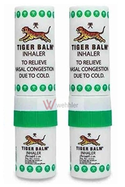 WEHHLER Tiger Balm Inhaler (+Yağ) 2 in 1 (Yeni tarihli ürün) 2 Adet