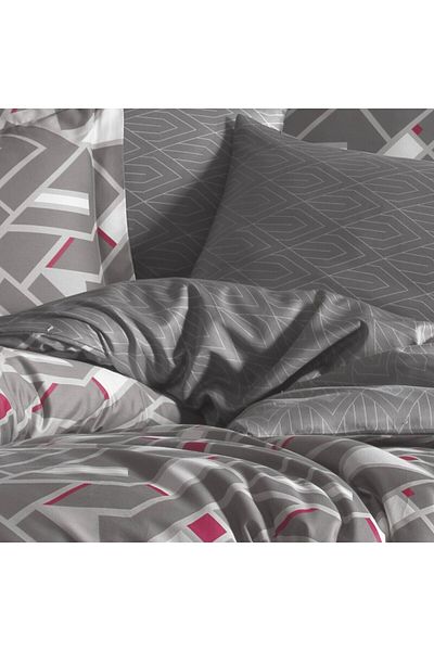 Class Home Collection Double Linen Set Class Home Collection 100% Satin Cotton 210TC 6 Pieces Duvet Cover 200x220 Regina