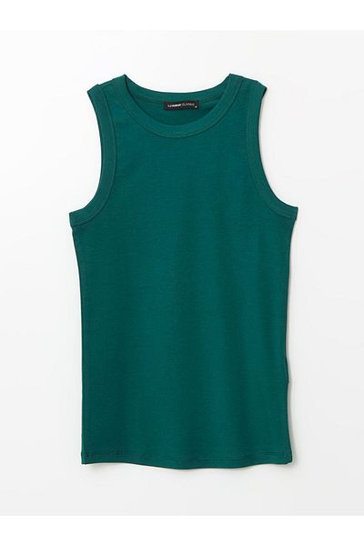 LC Waikiki Lcwaikiki Classic Green Crew Neck Women's Athlete
