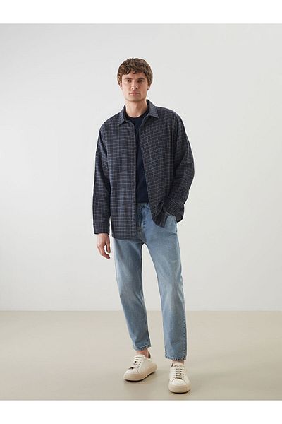 LC Waikiki Comfortable Fit Long Sleeve Plaid Men's Shirt