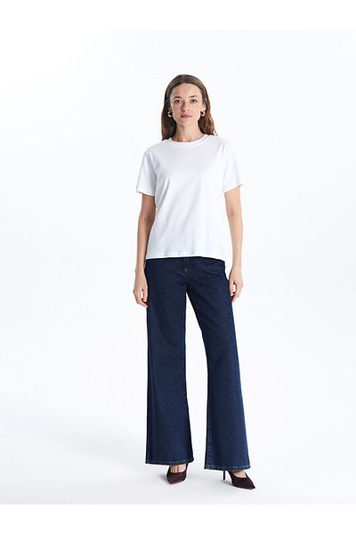 LC Waikiki White Crew Neck Women's T-Shirt