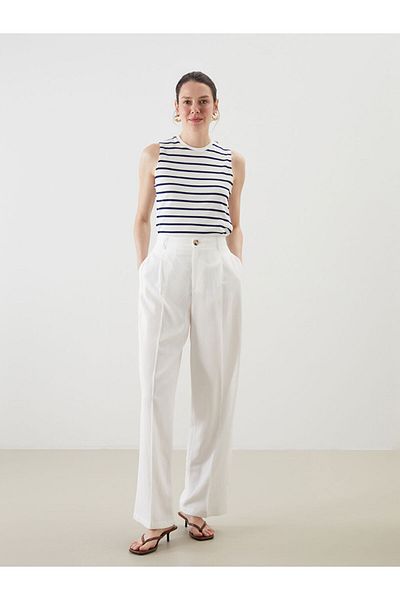LC Waikiki New Season Crew Neck Striped Women's Undershirt - S5Mp33Z8