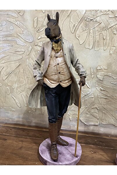 wowocraft At Başlı Biblo Heykel