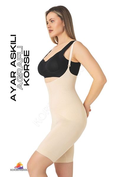 korsefabrika trend mood store Slimming Under Breast Slimming Long Leg Badi Corset
