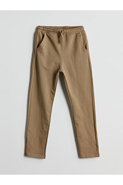 LC Waikiki Khaki Elastic Waist Boys' Sweatpants