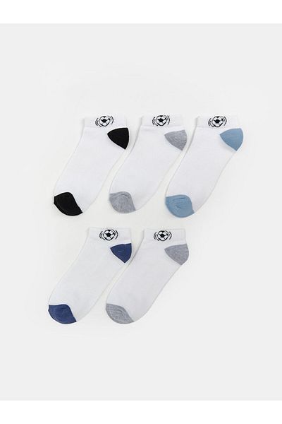LC Waikiki Mixed Patterned Boy's Booties Socks 5-Piece