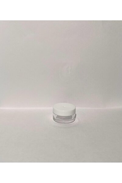 ZYLAN AMBALAJ 5ml Beyaz Kapaklı Akrilik Krem Kutusu, Plastik Kutu, Kozmetik K...