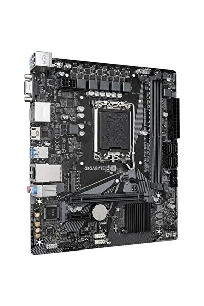 Gigabyte Placa de baza GIGABYTE H610M S2H V3 DDR4, Intel H610, LGA 1700, mATX