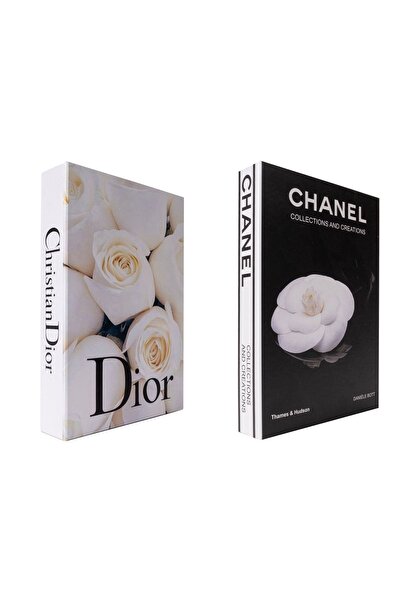 MagicHomeDecor Dior & Chanel Dekoratif Kitap Kutusu Set
