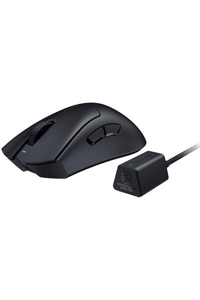 RAZER Mouse Razer DeathAdder V3 Pro, 5 butoane progamabile, 30000 DPI, Dongle wireless inclus, Negru