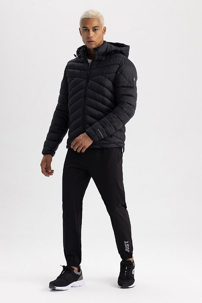 DeFacto Fit Water Repellent Slim Fit Hooded Puffer Coat A3034ax23au