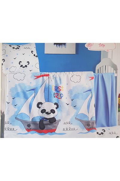 Kotonia Home Lenjerie completa 4 piese patut Kotonia Home Bebe - Toys 28, 100% bumbac