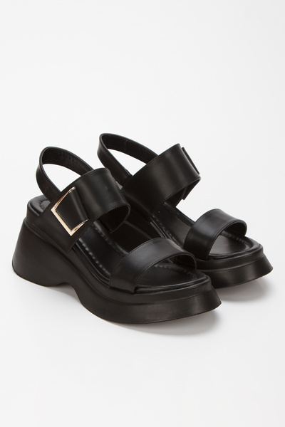 MFT AYAKKABI Sandale de producție specială pentru femei cu toc pană