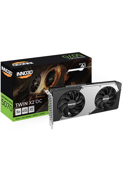 INNO3D Placa video INNO3D GeForce RTX 5070 TWIN X2 OC 12GB GDDR7 192-bit