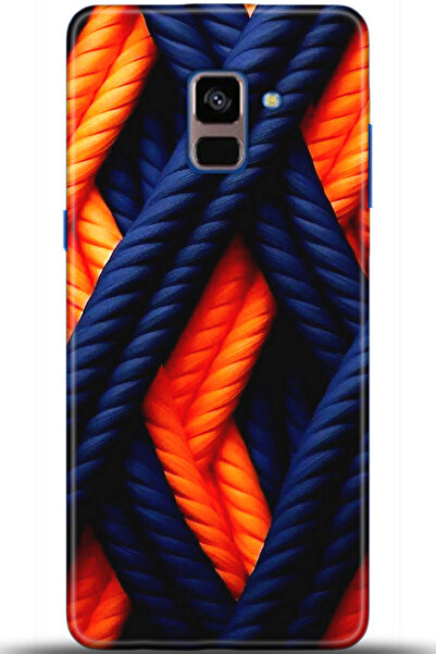 Noprin Samsung Galaxy A8 PLus 2018 Kılıf HD Baskılı Kılıf - Custody Series 5452