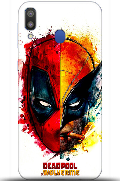 Noprin Samsung Galaxy M20 Kılıf HD Baskılı Kılıf - Custody Series 5443
