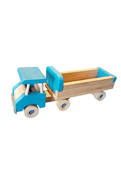 WOODTOY'S ORGANİK OYUNCAK DÜNYASI AHŞAP DORSELİ KAMYON