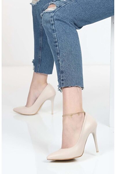 KOCAMANLAR Pantofi stiletto cu toc subțire - femei asiatice BEIGE