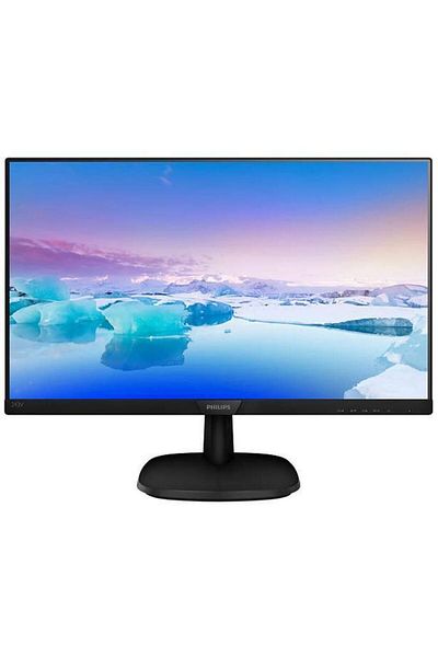 Philips Monitor IPS LED Philips 23.8" 243V7QDSB/00, Full HD 1920 x 1080, VGA, DVI, HDMI, Negru