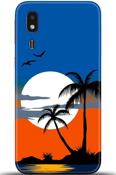 Noprin Samsung Galaxy A2 Core Case Hd Printed Case - Custody Series 5446