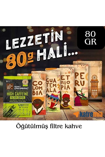 Altıntelve Most Dynamic Hıgh Kaffeine Filtre Kahve 80 gr Tekli Paket