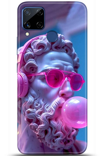 realme حافظة C15 مطبوعة بدقة عالية - سلسلة الحفاظ 5435