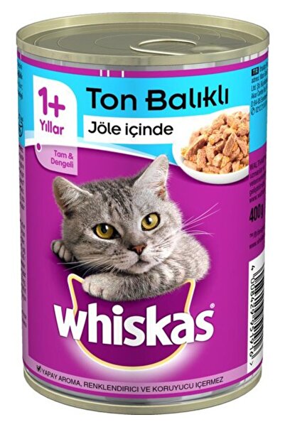 Whiskas Ton Balıklı Kedi Konserve 400 G X 12 Adet