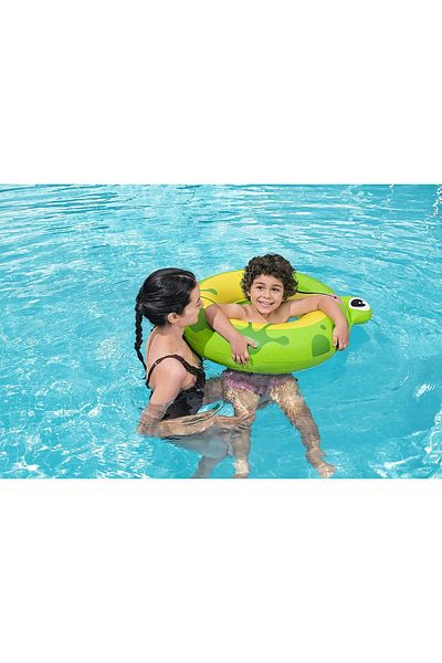 Mıncır Shop Children's Swimming Ring & Frog Figure Swimming Ring 79 X 85 cm