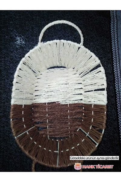 HANK TİCARET Bread Basket Wicker Oval Bread Bowl