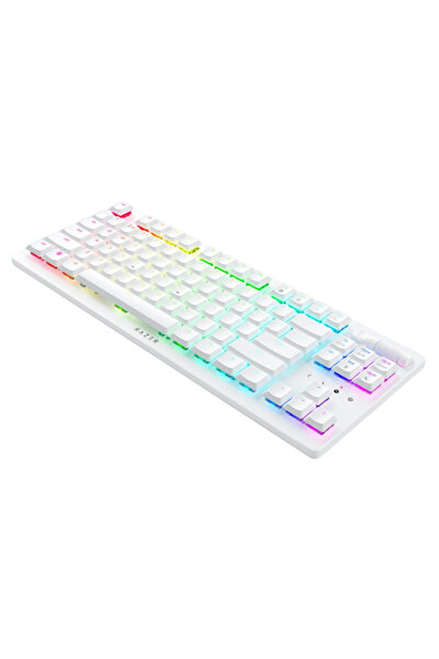RAZER Tastatura Gaming Razer Deathstalker V2 Pro Wireless, Tenkeyless, RGB, Layout US (Alb)