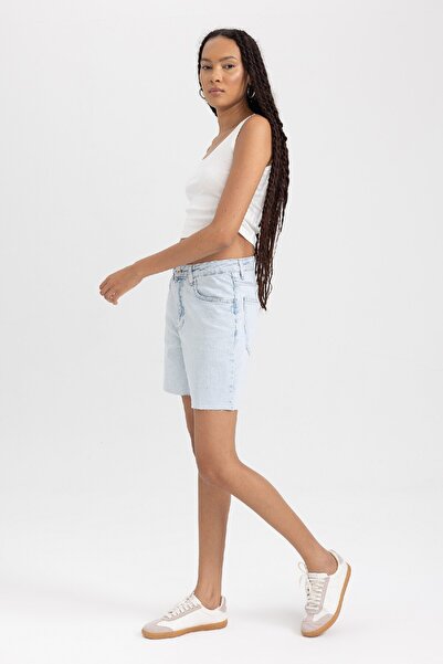 DeFacto Normální pas Jean 100% bavlna šortky B1360ax23hs