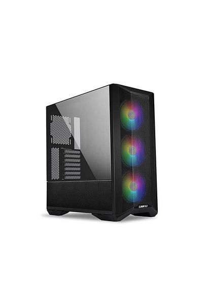 Lian Li Carcasa Lian Li LANCOOL II Mesh C RGB, Middle Tower, fara sursa, ATX, E-ATX (Negru)