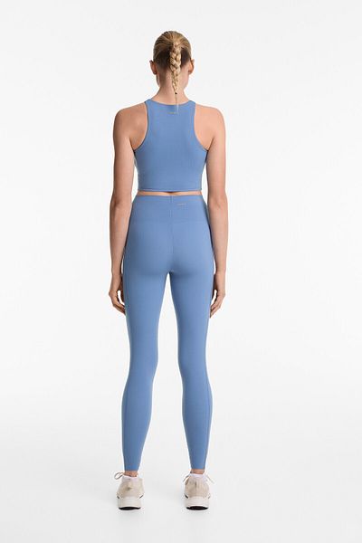 Oysho Compressive core control ankle-length leggings