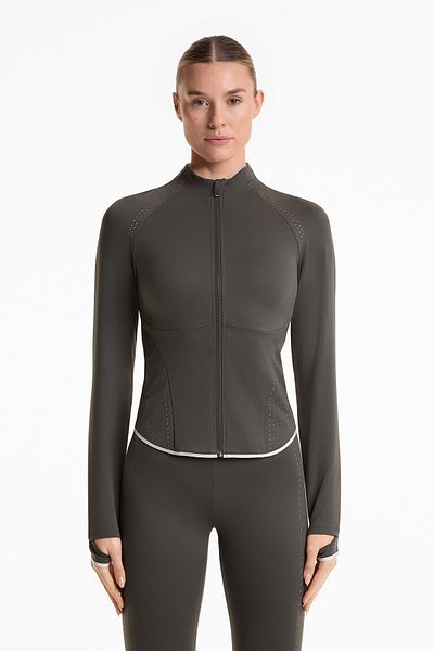 Oysho Perfect-adapt perforated technical jacket