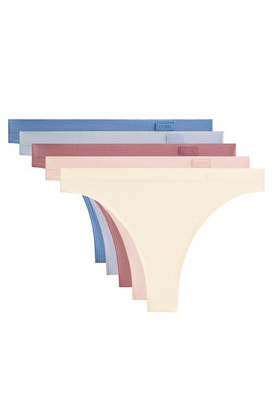 Oysho 5 seamless soft touch Brazilian briefs