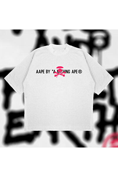 PURE POWER Tricou A Bathing Ape Moonface Boxy Fit supradimensionat unisex tri...