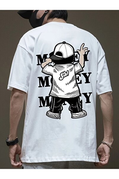 LAND MODA Ανδρικό μπλουζάκι από 100% βαμβάκι Cool Boy με γραφικό σχέδιο, άνετ...