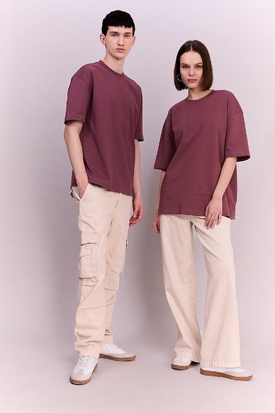DeFacto Oversize Wide Fit Crew Neck Basic Solid Short Sleeve T-Shirt B4933Ax24Sp