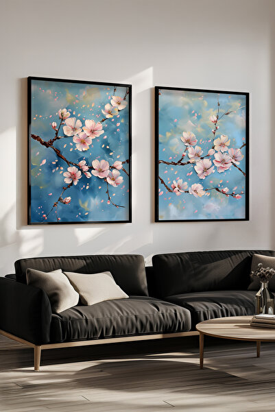 STARYUNA 2 komada modernog vintage crnog drvenog okvira sa efektom uljane sli...