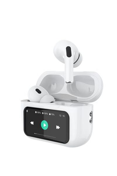 Generic W&O 2 Touch Screen Wireless In-Ear Active Noise Cancelling TWS Earbuds, White