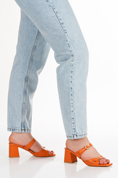 MFT AYAKKABI Women's 5 cm Heeled Slippers