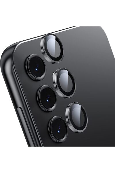 Fibaks Samsung Galaxy A25 Uyumlu Kamera Koruma Renkli Lens Koruyucu Temperli ...