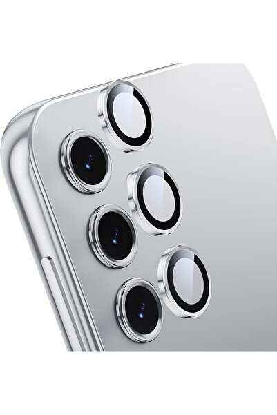 Fibaks Samsung Galaxy A25 Uyumlu Kamera Koruma Renkli Lens Koruyucu Temperli ...