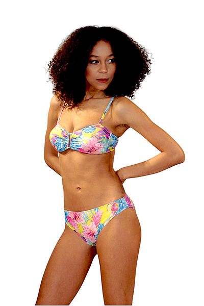 shra mayo Strapless Bikini Suit