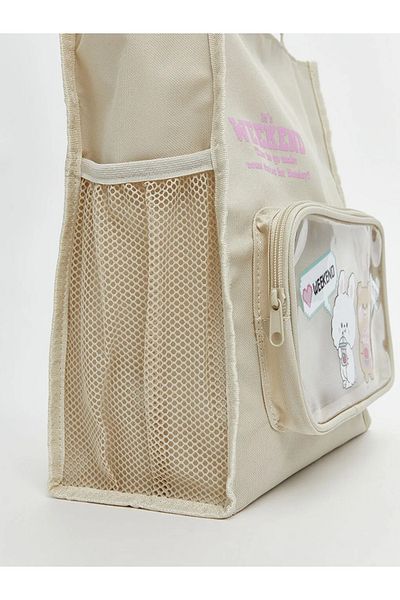 LC Waikiki Pink Printed Girl's Shoulder Bag - Akrstore-