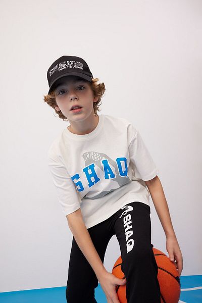 DeFacto Boy Shaquille O'Neal Crew Neck Oversize T-Shirt - Short Sleeve B6817A824Sm
