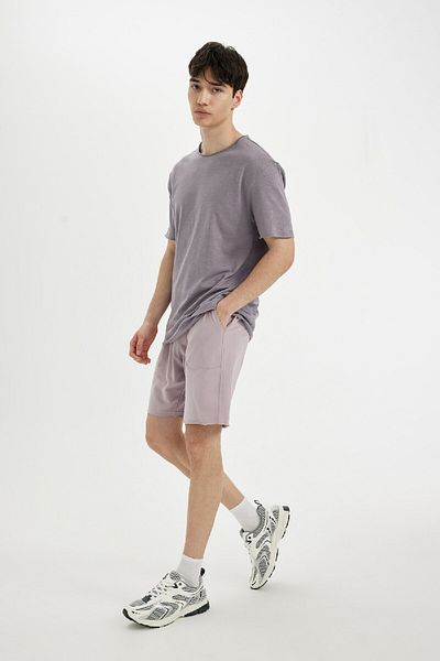 DeFacto Slim Fit Basic Straight Shorts mit Taschen – Slim Fit B8673ax24sm