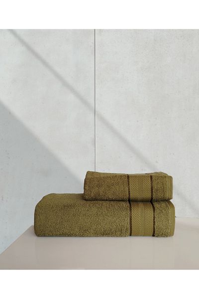 begenal home Cotton 100X150 cm Bath Towel & 50X90 cm Hand Face Towel