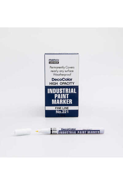 Marvy قلم طلاء صناعي - أبيض